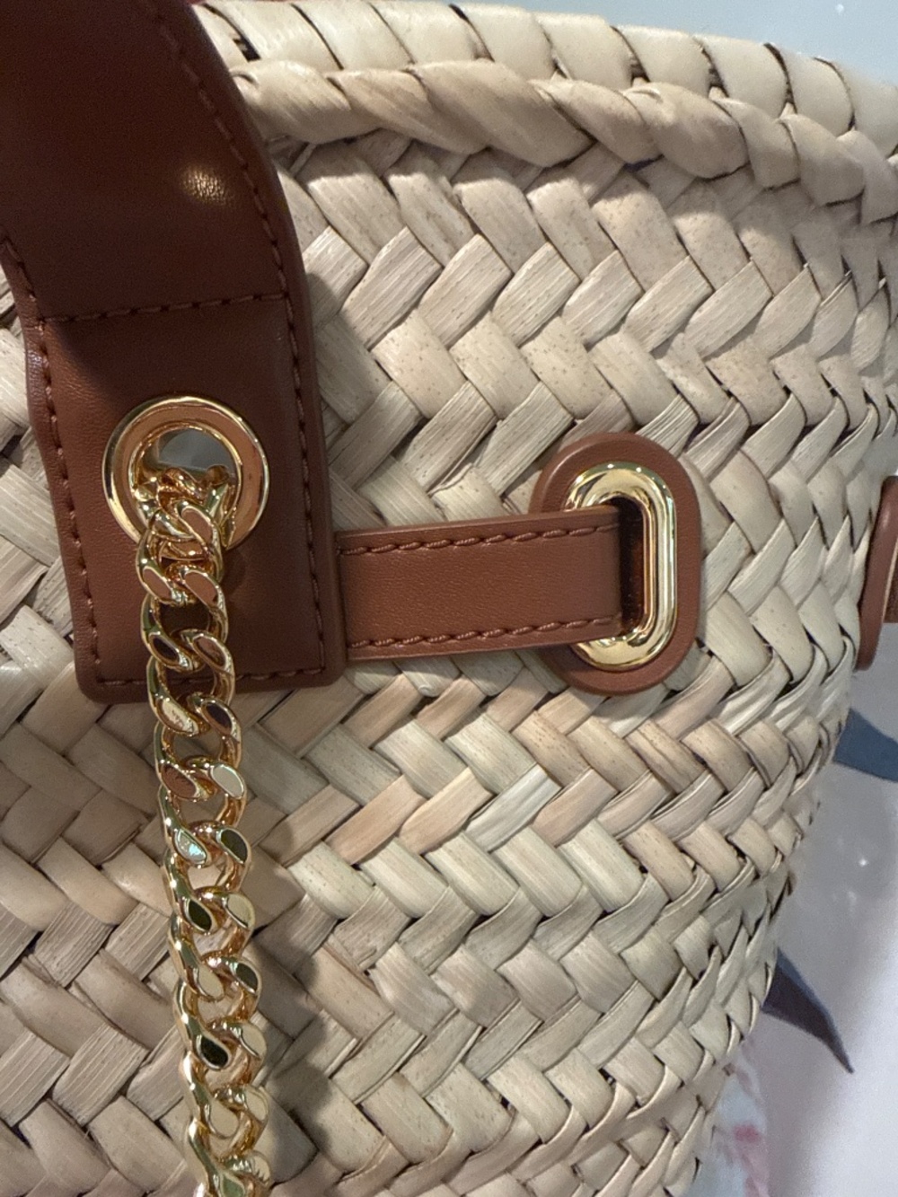 Veronica beard raffia tote bag - Picture 2 of 8
